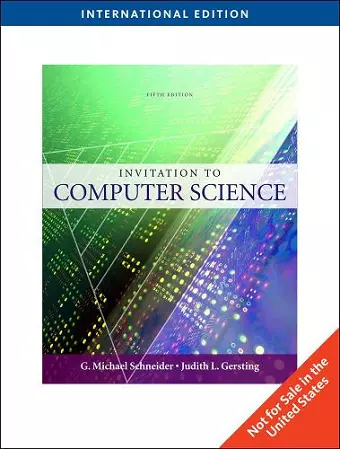 Invitation to Computer Science, International Edition cover