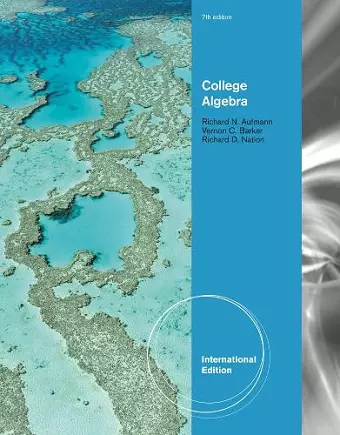 College Algebra, International Edition cover