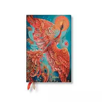 Firebird (Birds of Happiness) Mini 12-month Dayplanner 2024 cover