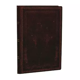 Black Moroccan Bold Mini Lined Softcover Flexi Journal (176 pages) cover