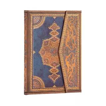 Safavid Indigo (Safavid Binding Art) Midi Lined Hardcover Journal cover