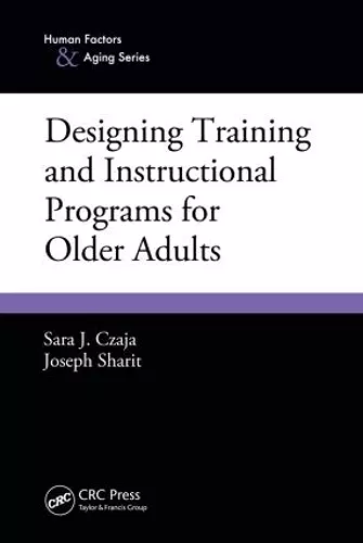 Designing Training and Instructional Programs for Older Adults cover