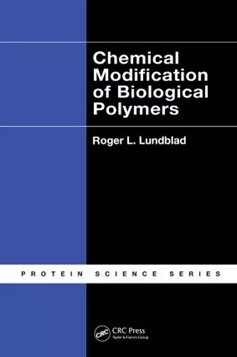 Chemical Modification of Biological Polymers cover