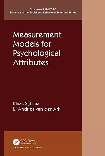 Measurement Models for Psychological Attributes cover