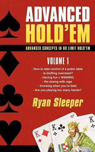 Advanced Hold'em Volume 1 cover