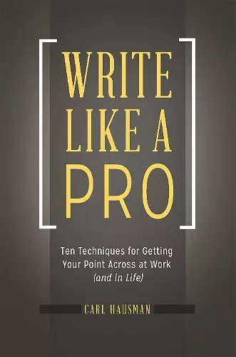 Write Like a Pro cover