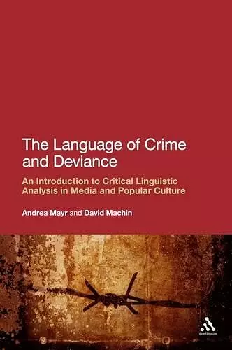 The Language of Crime and Deviance cover