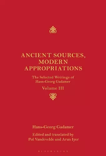 Ancient Sources, Modern Appropriations cover