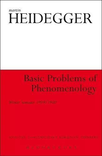 Basic Problems of Phenomenology cover