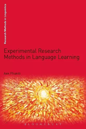 Experimental Research Methods in Language Learning cover