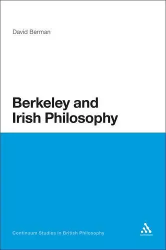 Berkeley and Irish Philosophy cover
