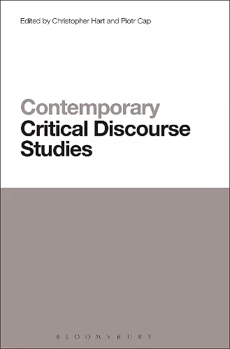 Contemporary Critical Discourse Studies cover