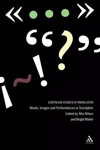 Words, Images and Performances in Translation cover