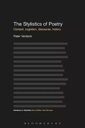 The Stylistics of Poetry cover