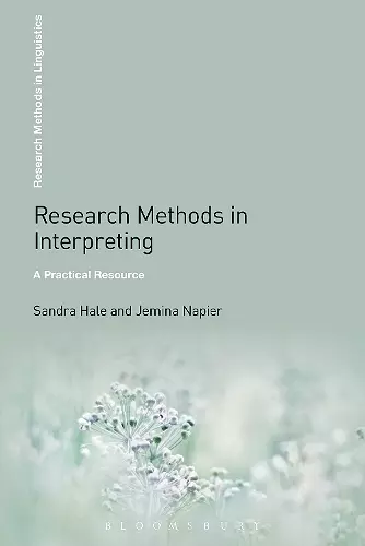 Research Methods in Interpreting cover