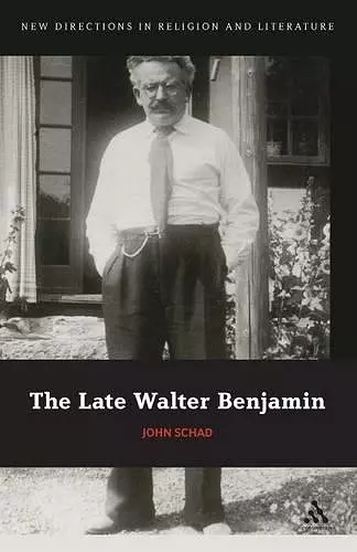 The Late Walter Benjamin cover