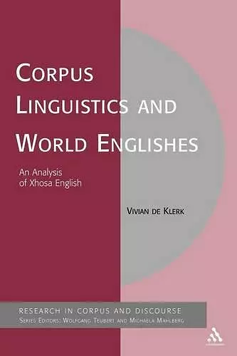 Corpus Linguistics and World Englishes cover