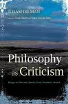 Philosophy as Criticism cover
