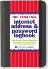 Internet Address Password Log Black cover
