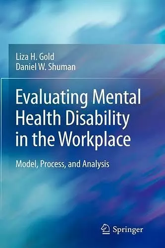 Evaluating Mental Health Disability in the Workplace cover