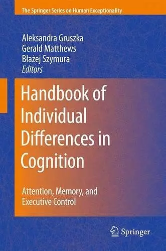 Handbook of Individual Differences in Cognition cover