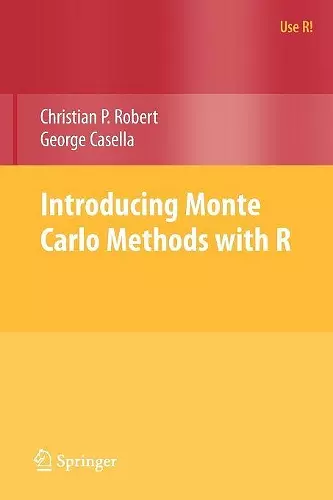 Introducing Monte Carlo Methods with R cover