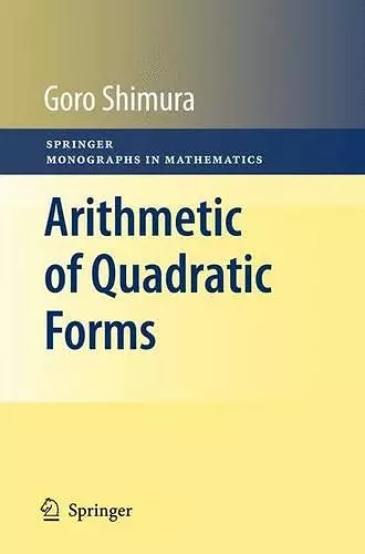 Arithmetic of Quadratic Forms cover