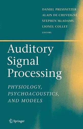 Auditory Signal Processing cover
