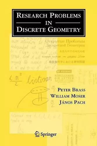 Research Problems in Discrete Geometry cover