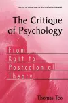 The Critique of Psychology cover