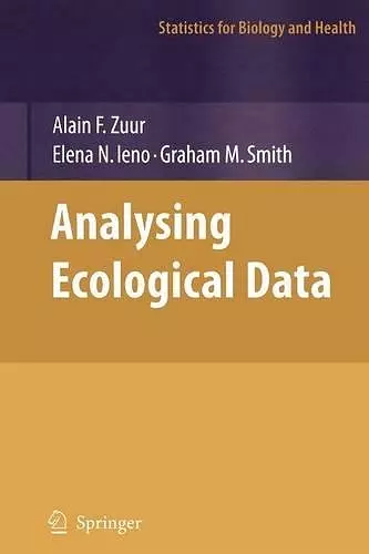 Analyzing Ecological Data cover