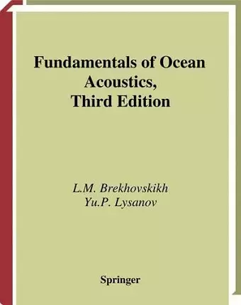 Fundamentals of Ocean Acoustics cover