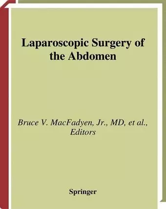 Laparoscopic Surgery of the Abdomen cover