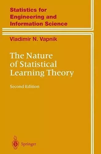 The Nature of Statistical Learning Theory cover