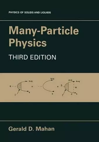 Many-Particle Physics cover