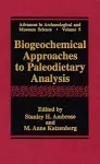 Biogeochemical Approaches to Paleodietary Analysis cover