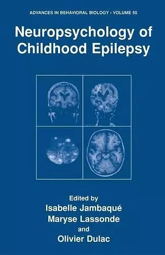 Neuropsychology of Childhood Epilepsy cover