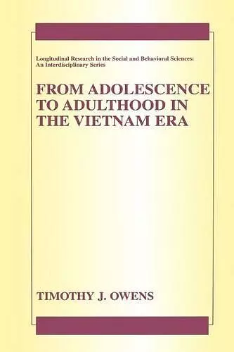 From Adolescence to Adulthood in the Vietnam Era cover