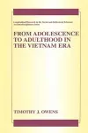 From Adolescence to Adulthood in the Vietnam Era cover