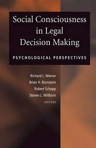 Social Consciousness in Legal Decision Making cover