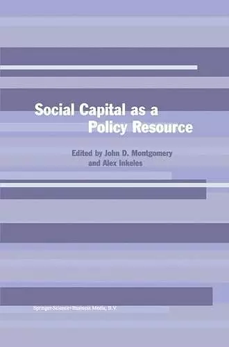 Social Capital as a Policy Resource cover