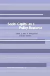 Social Capital as a Policy Resource cover