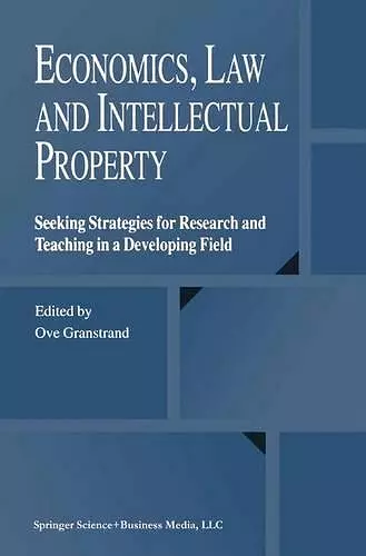 Economics, Law and Intellectual Property cover