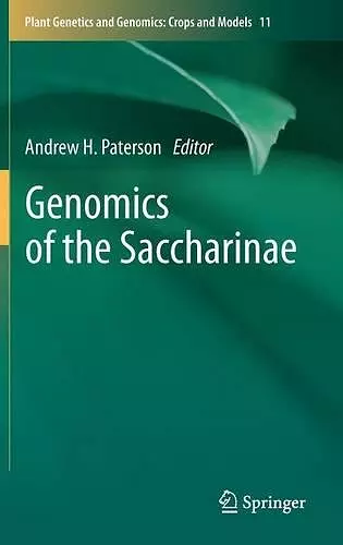 Genomics of the Saccharinae cover