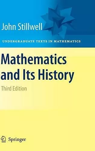 Mathematics and Its History cover