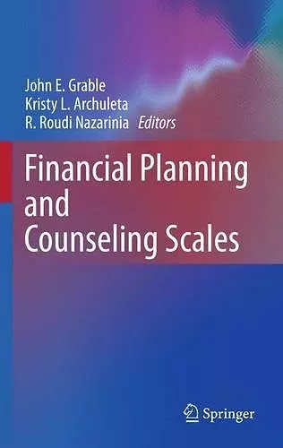 Financial Planning and Counseling Scales cover