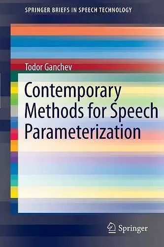 Contemporary Methods for Speech Parameterization cover