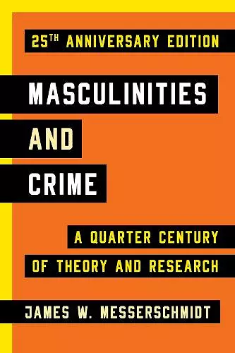 Masculinities and Crime cover