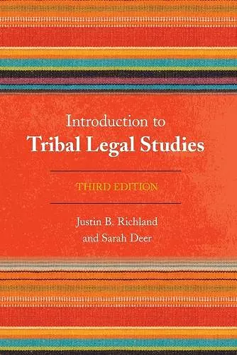 Introduction to Tribal Legal Studies cover