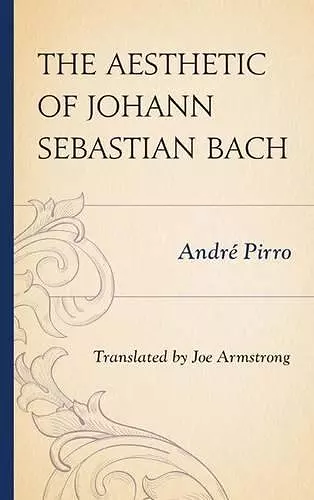 The Aesthetic of Johann Sebastian Bach cover